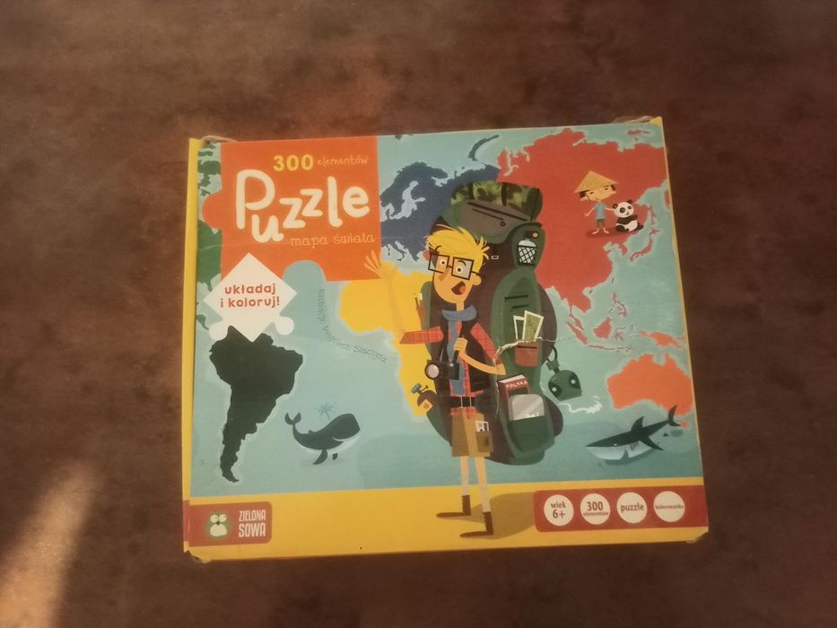 Puzzle mapa świata