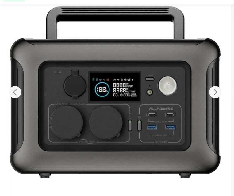 НОВА Зарядна станція Allpowers R 600 Вт / 299 Вт год / LiFePO4