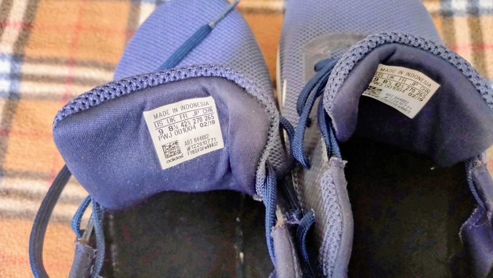 Tenis Sapatilhas corrida Adidas Azuis como novas 42 2/3