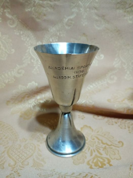 Кубок коллекционный спортивной эстафеты 1936г серебро старинные