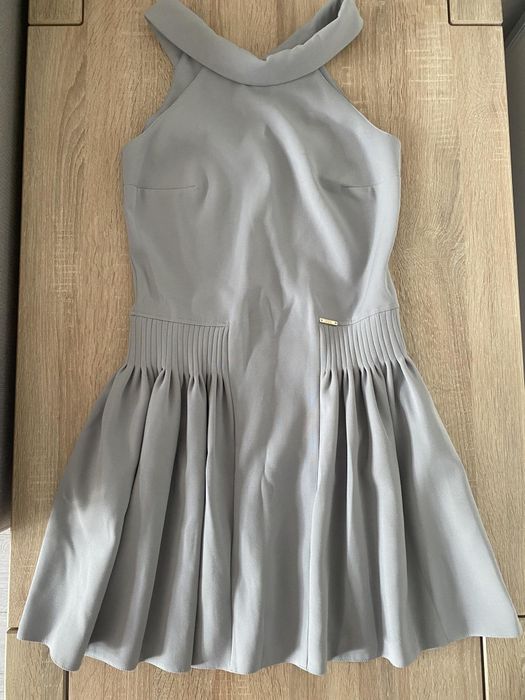 Sukienka szara elegancka S
