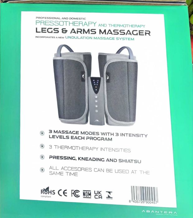 Massajador braços e pernas novo / Abantera