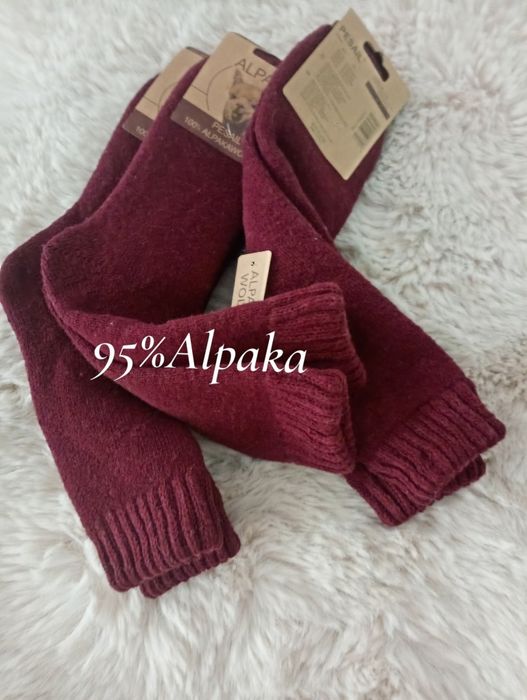 Ciepkutkie skarpety 95%Alpaka