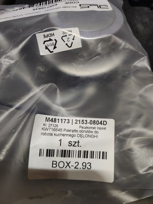 Regulator obrotów Kenwood Delonghi