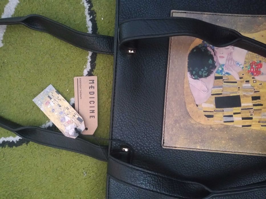 Torba czarna z pocałunkiem Klita Medicine z metką nowa