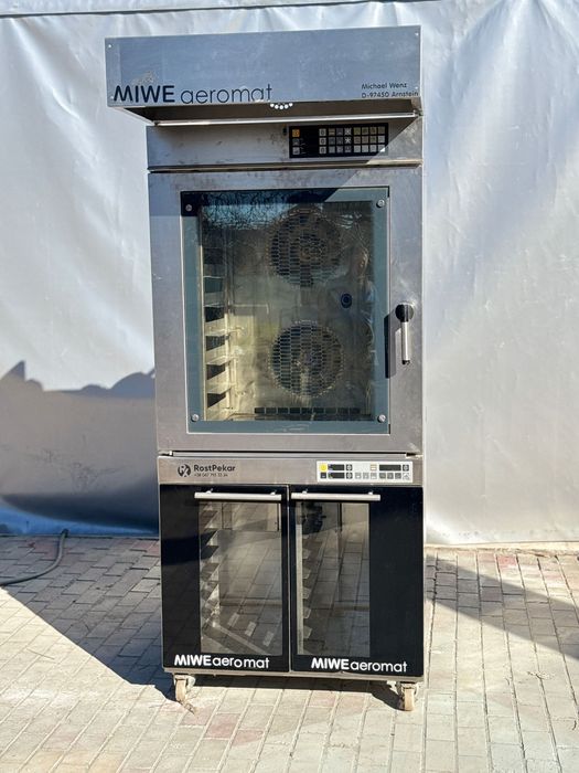 Конвекционная хлебопечь Miwe aero с пароувлажнителем 8 уровней 60х40