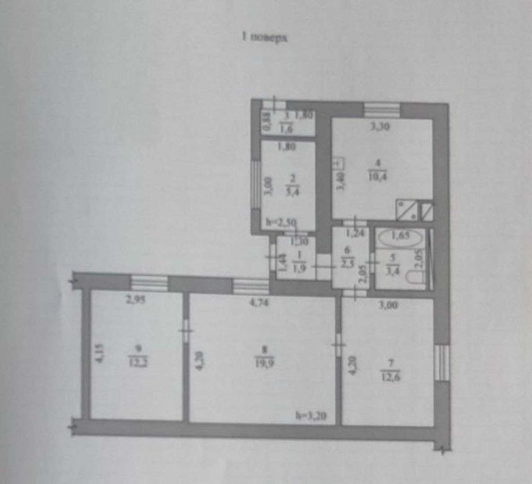 Продам 3 кімнатну квартиру з власним двориком Подільськ Одеська обл