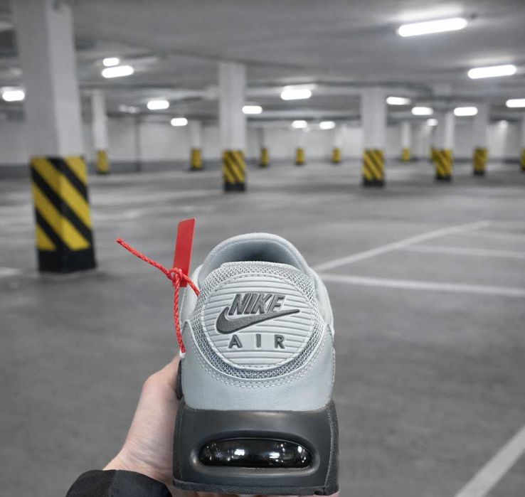 (2244) SALE Кросівки Nike Air Max сірі з чорним (43 44 45) найк