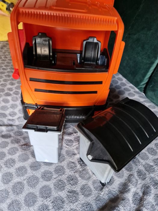 Śmieciarka duża Lena 2 kosze