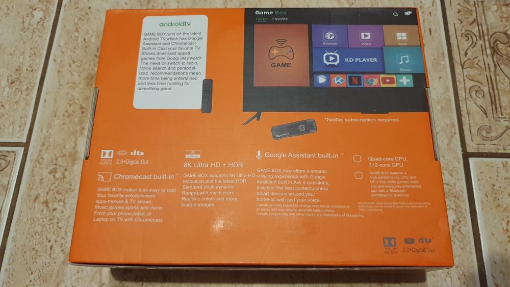 Game box 8K 5G M98 TV stick Android TV konsola do gier retro