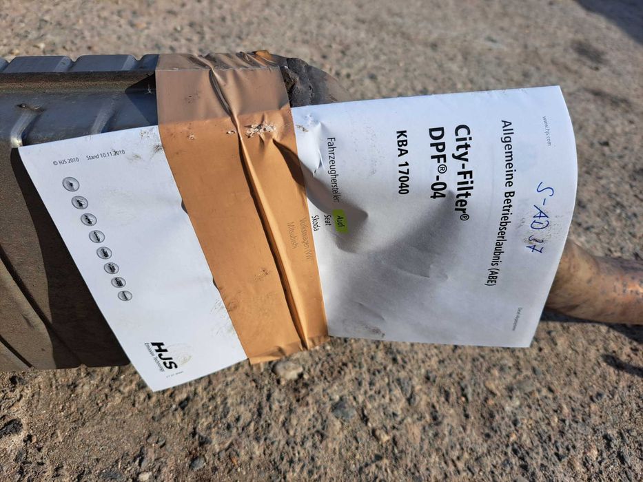 Katalizator DPF HJS Audi A4 B6 1.9 tdi AVF kpl