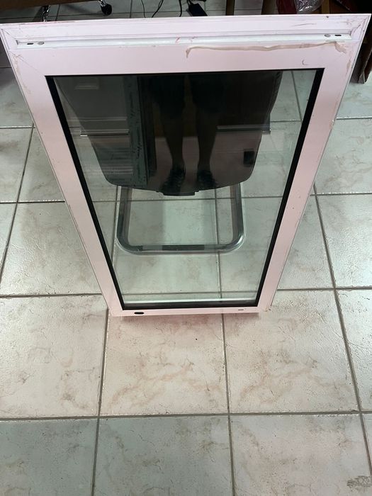 Janela 2mão fixo alumínio