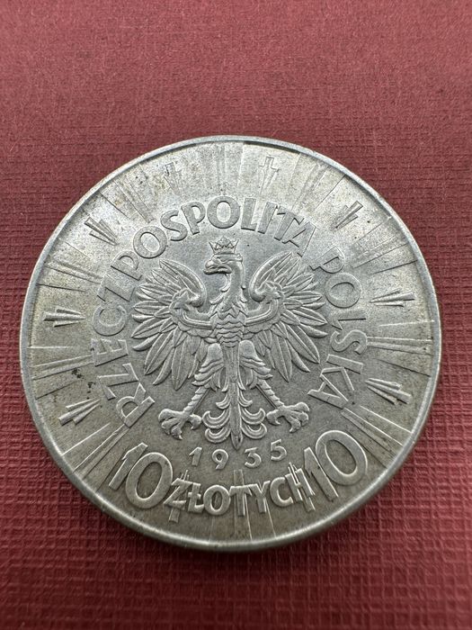 10 złotych 1935 Józef Piłsudski Super stan!!!