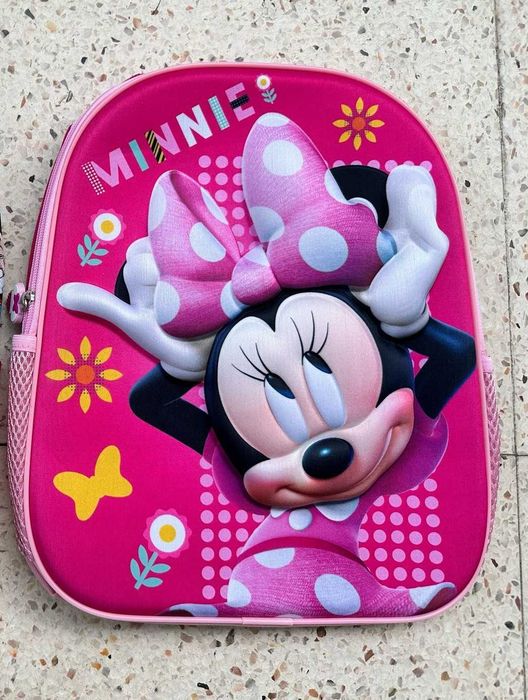 Mochila Infantil Minnie 3D - Nova!