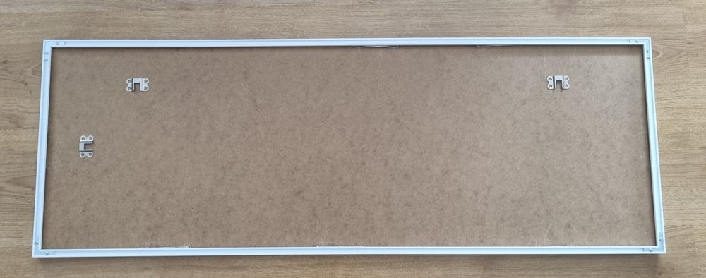 Rama aluminiowa 35 x 100 cm biala