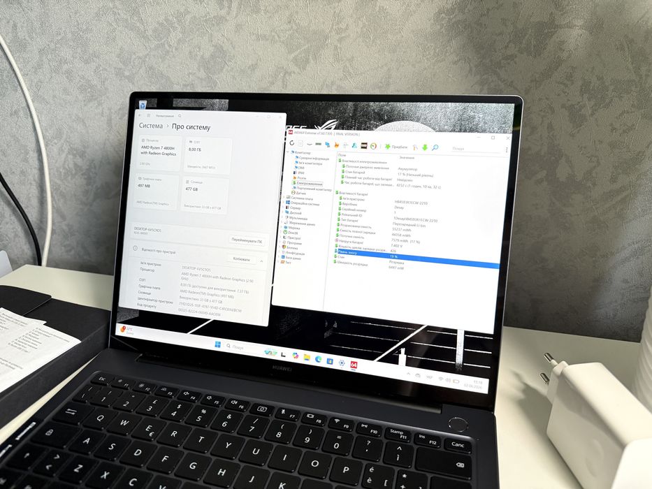 Huawei MateBook X 14 / Ryzen7 16-ядер /512/16/2K (Б/У)