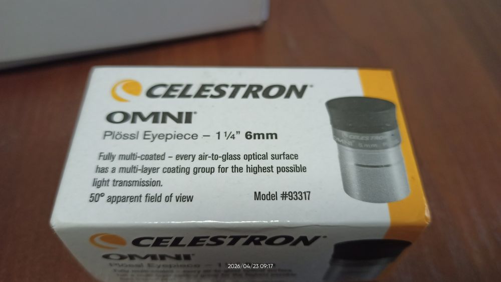 Окуляр для телескопа Celestron Omni 6мм