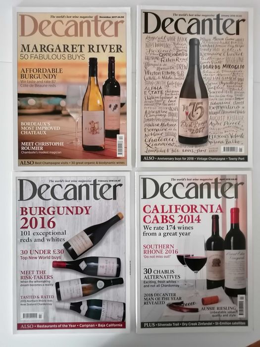 18 Revistas de vinho Decanter