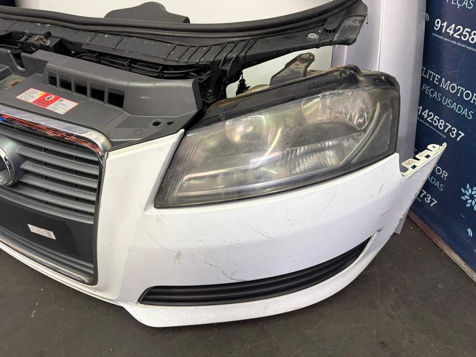 Frente completa usada AUDI A3 8P FASE 3 capot parachoques guarda lamas oticas radiadores reforço