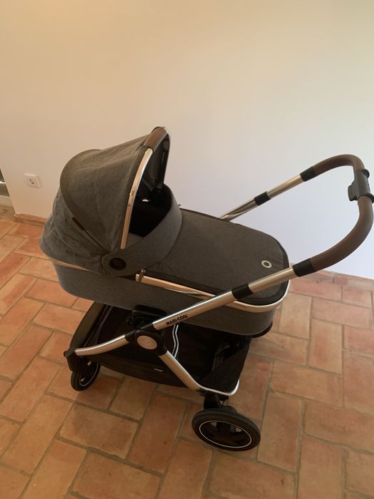 Conjunto Maxi-Cosi Carrinho Alcofa Ovo com base Isofix