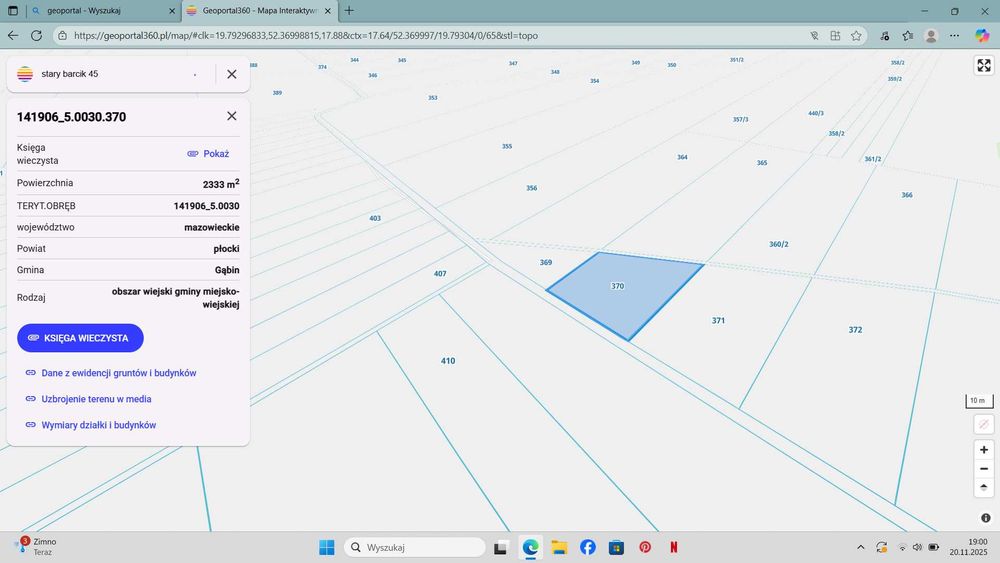 Sprzedam ziemię rolną o powierzchni 6,20 ha