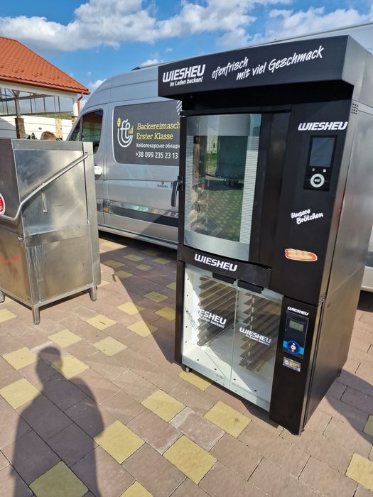 Хлебопечь для пекарни хлібопіч Wiesheu с Германии из розтiйкою NEU