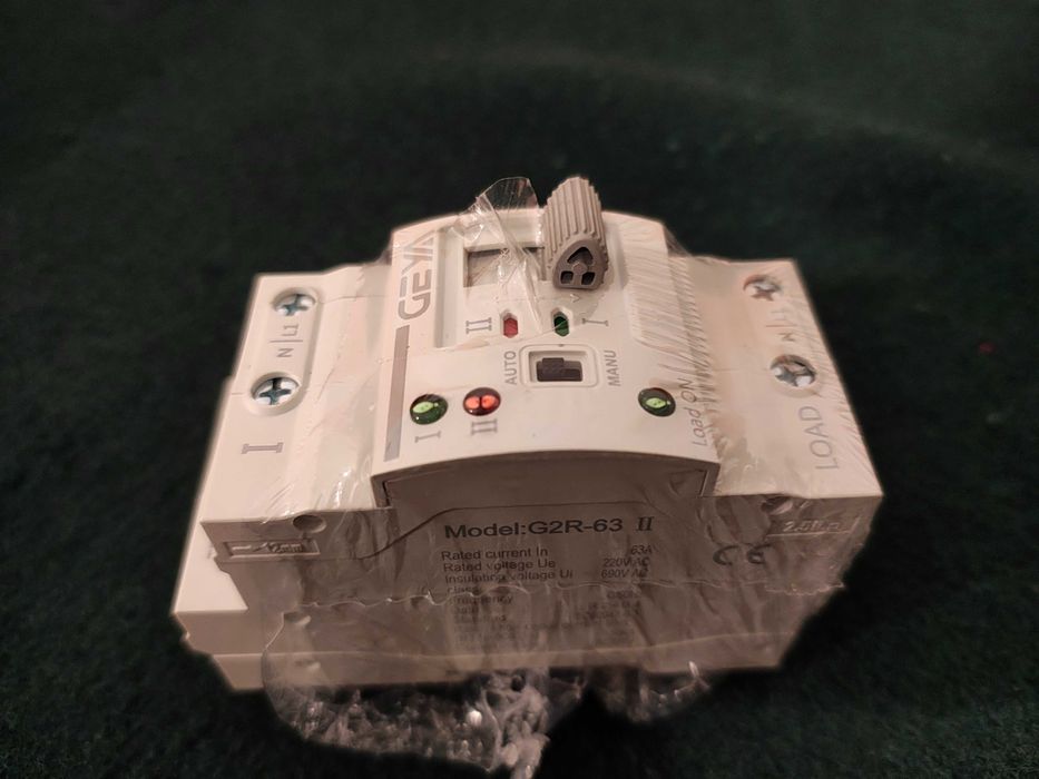 Перемикач автоматичний 2хфазний GEYA G2R-63 II