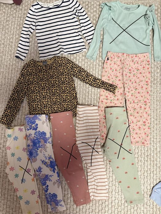 Одяг на дівчинку 2-3 роки лосіни лонгслів сукня  кофта zara next polo guess h&m