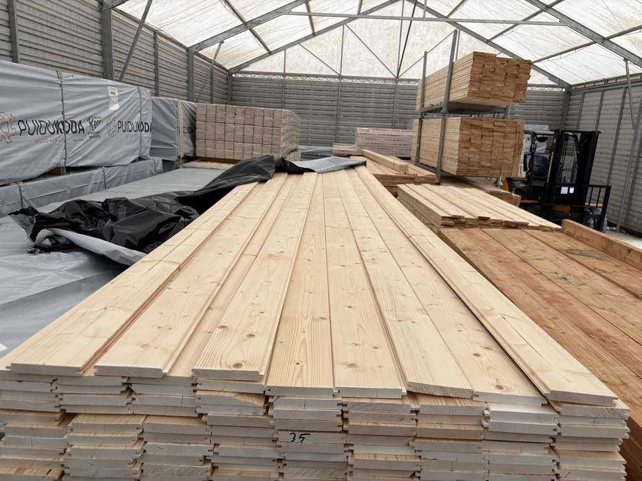 Deska elewacyjna podbitka 19x121mm/145mm świerk