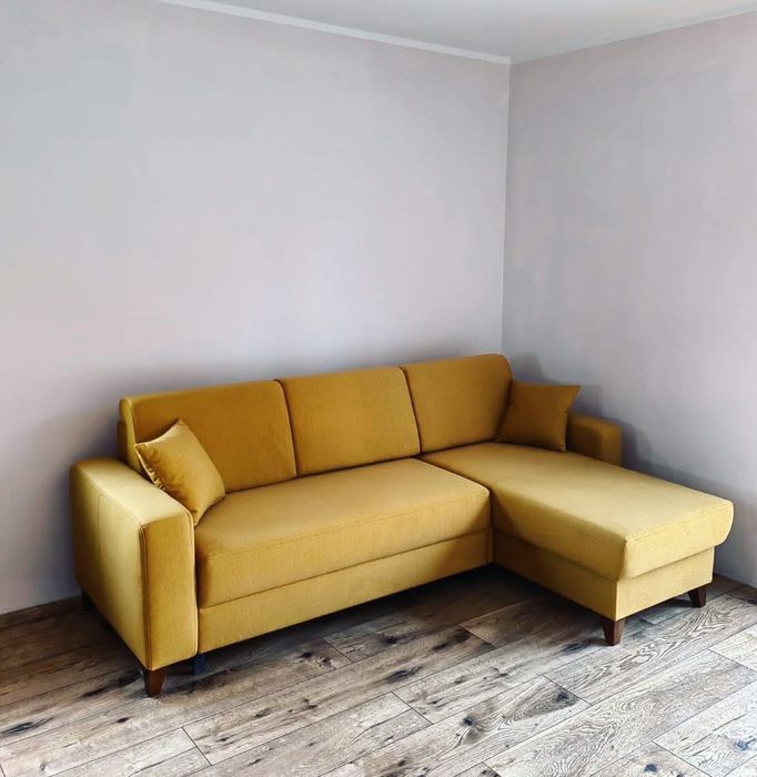 Narożnik Senator f-cja spania + dwa  pojemniki na pościel