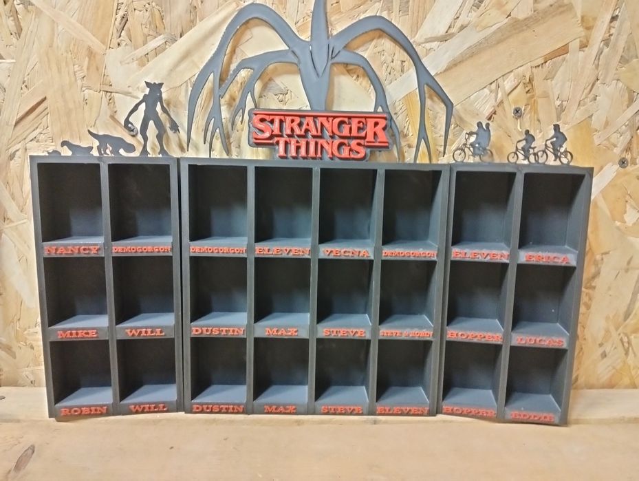 Полиця для фігурок Stranger Things / Дивні Дива