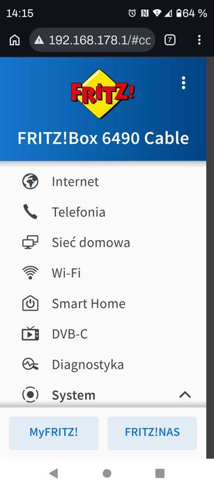 Router FRITZ!Box 6490 Cable