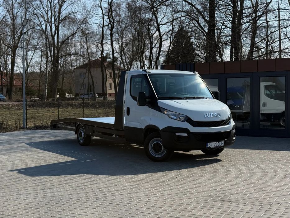 Iveco Daily 35S15 3.0 HPI 150KM / Autolaweta NOWY Najazd Aluminiowy / Wyciągarka + Poduszki Pneumatyczne / 2019 ROK PRODUKCJI / TYLKO 192.327KM PRZEBIEGU !