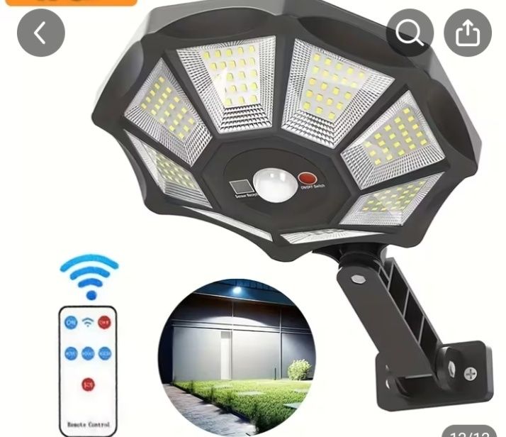Nowa Lampa LED 3.7V z panelem