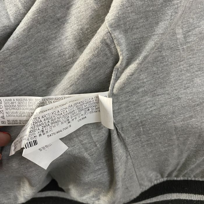 Parka da Zara com detalhes em couro sintético./ Vintage/Raro