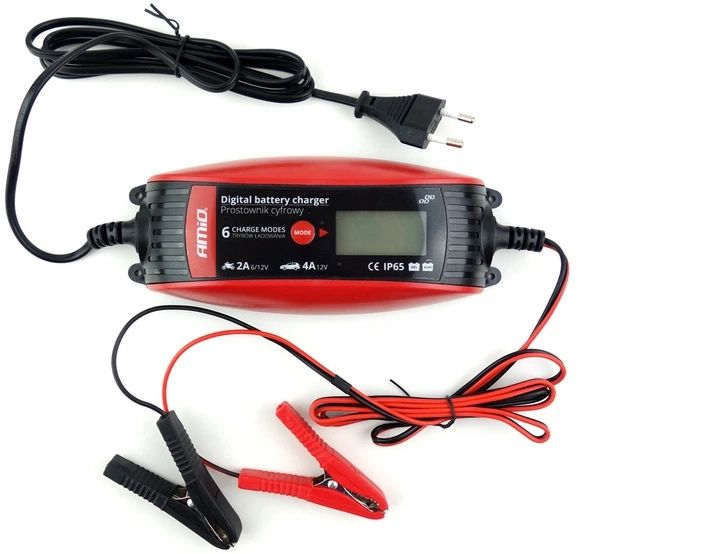Зарядний пристрій AMiO DBC-4A 2A/4A 6V/12V
