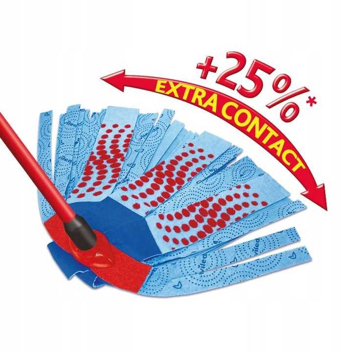 VILEDA mop paskowy SuperMocio 3Action Velour. Orginalny.