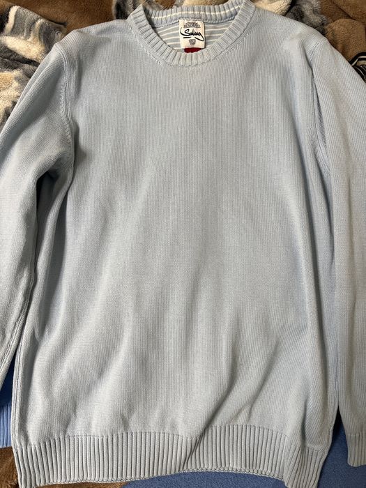 Sweter meski cieply niebieski Reserved XL
