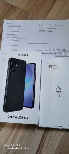 Sprzedam samsung a 36 8/256 GB na gwarancji stan igla