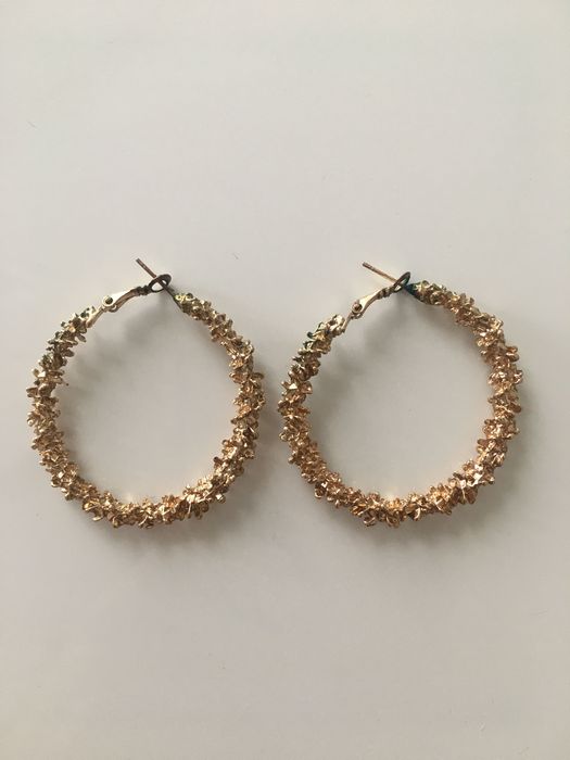 Kolczyki Koła imitujące złote