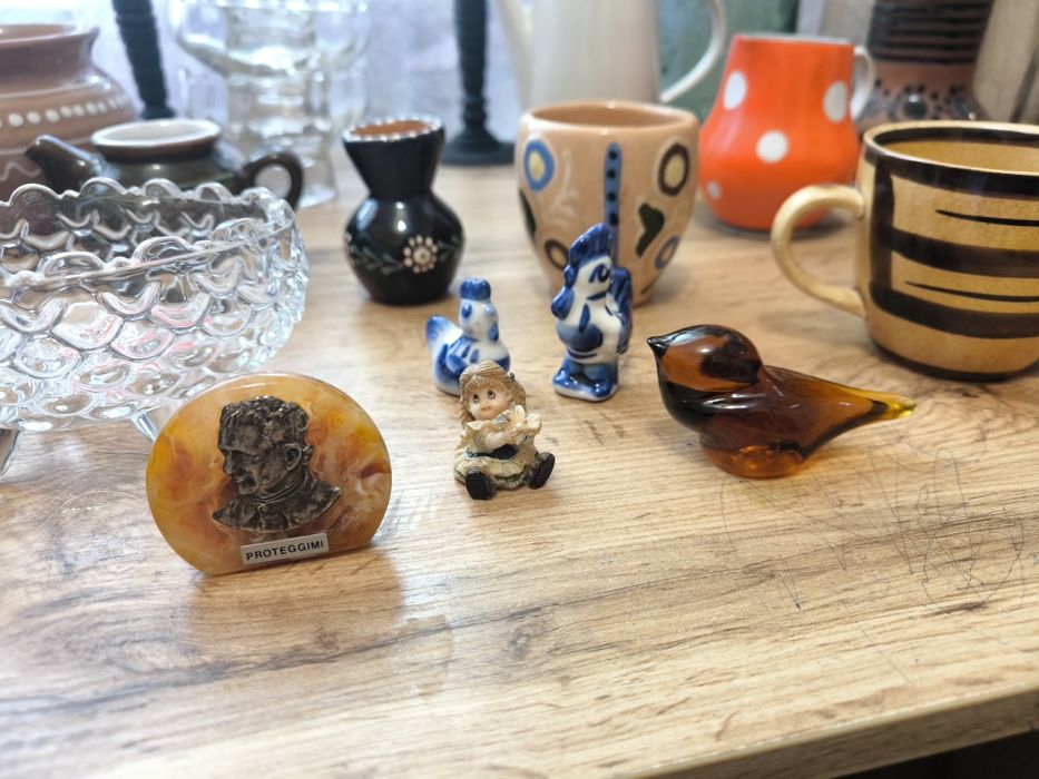 Різний посуд,майоліка,кришталь,СРСР