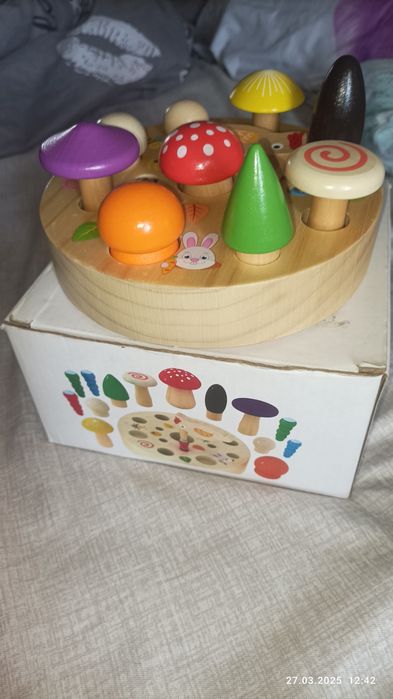 Деревянная игрушка с магнитами