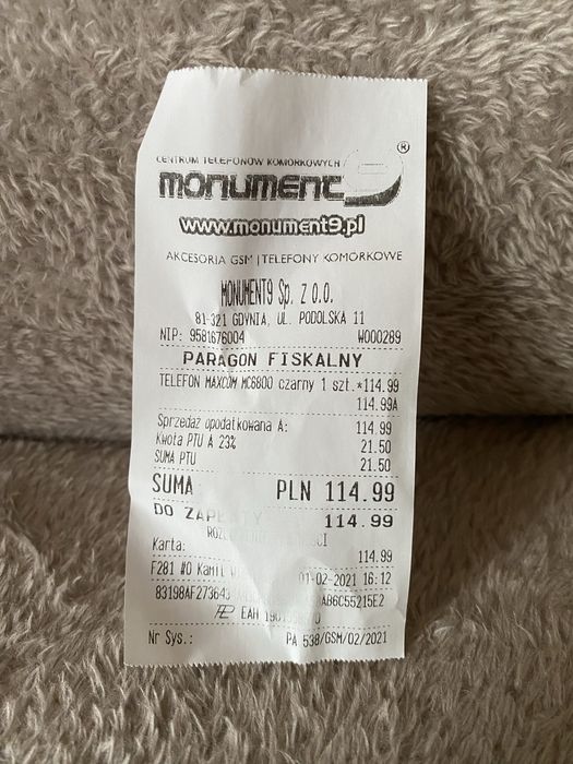 Telefon stacjonarny dla seniora MC6800 z podświetlaną klawiturą