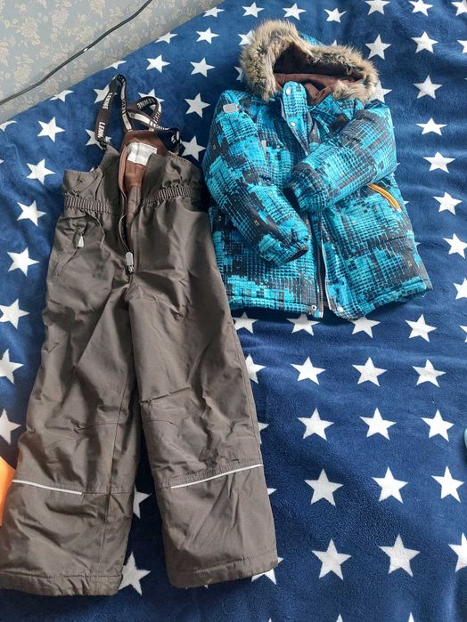 Куртка зима теплі штани комбінезон Зимовий костюм lenne 122 розмір