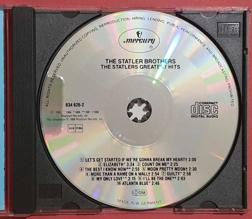 CD - The Statler Greatest Hits