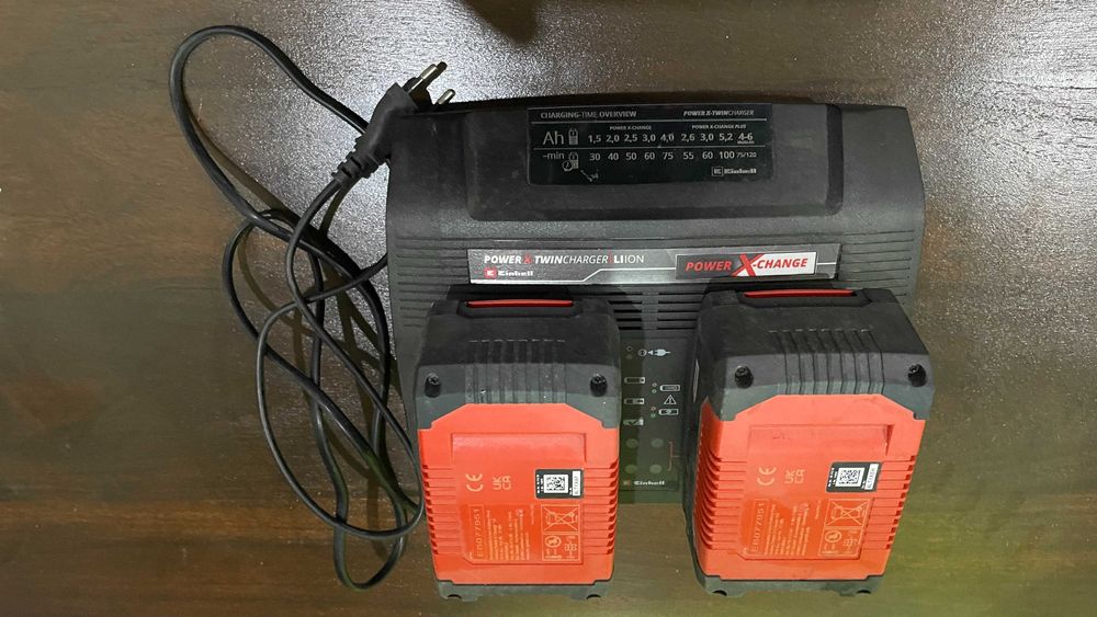 Einhell 18V 4Ah akumulatory oraz ładowarki