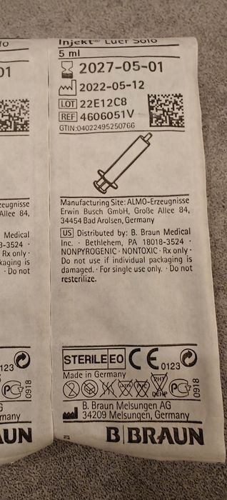 Strzykawki dozujace 5 ml