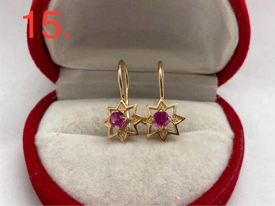 Złote Kolczyki pr.585 1,8g