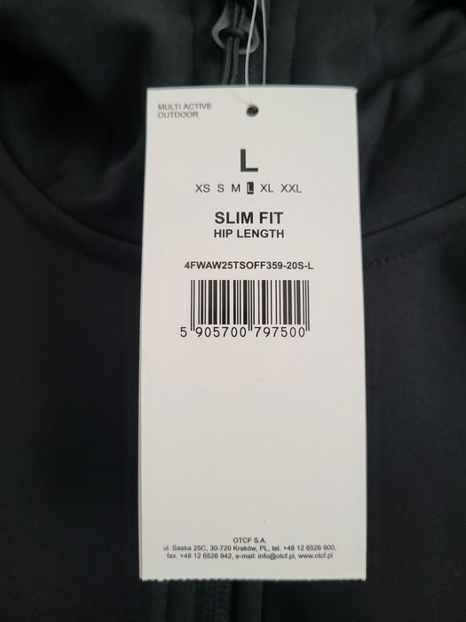 Kurtka softshell 4F (membrana 5000)