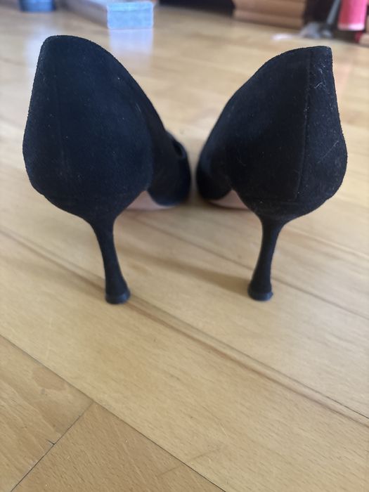 Czarne eleganckie szpilki